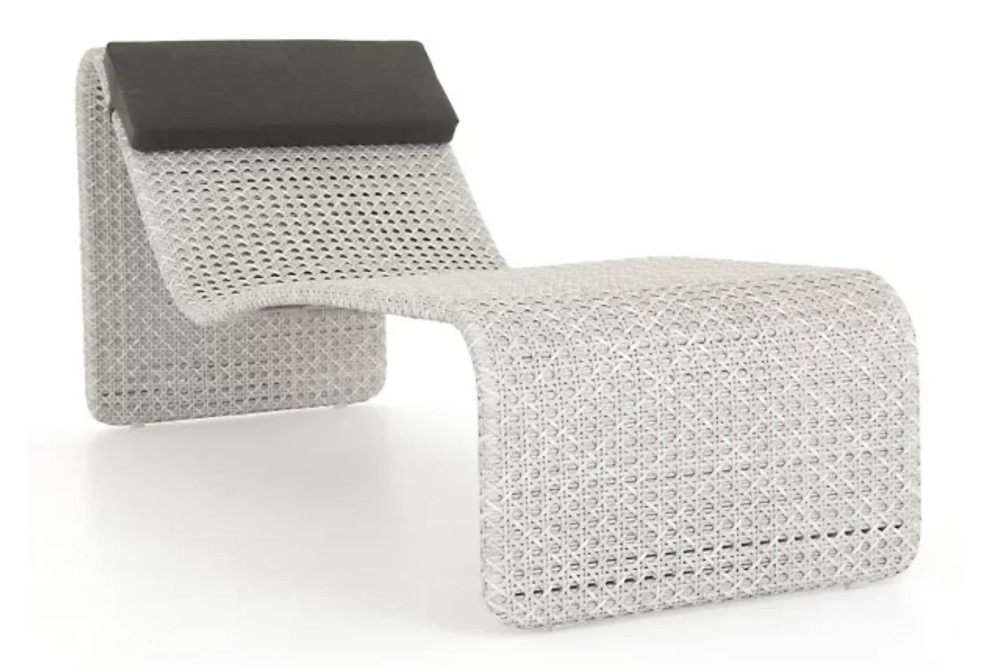 Modern New Style Pool Side Lounger Beach Garden Hotel Wicker Sun Lounger