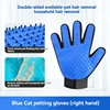 Design semplice a forma di zampa di gatto blu - retro antistatico