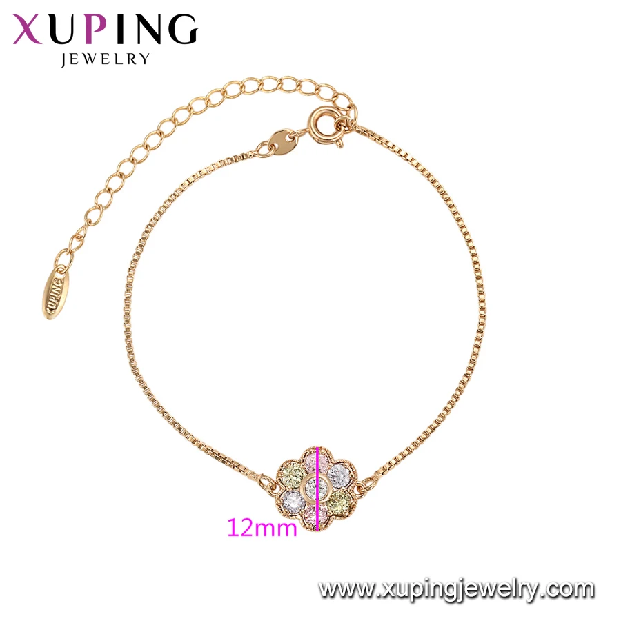 76833 Xuping pulseras mujer oro 18 2kファッション女性