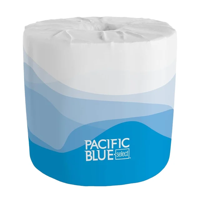 Georgia-Pacific Pacific Blue Select 2-Ply Embossed Toilet Paper 550 Sheets Per Roll 40 Rolls Per Case Premium Bathroom Tissue