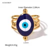 3-Row Evil eye = 2PCS gold