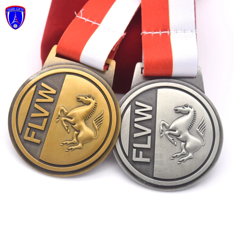 Medal Sports Sport Customised Logo Crest Running Cycling Participation Finisher 