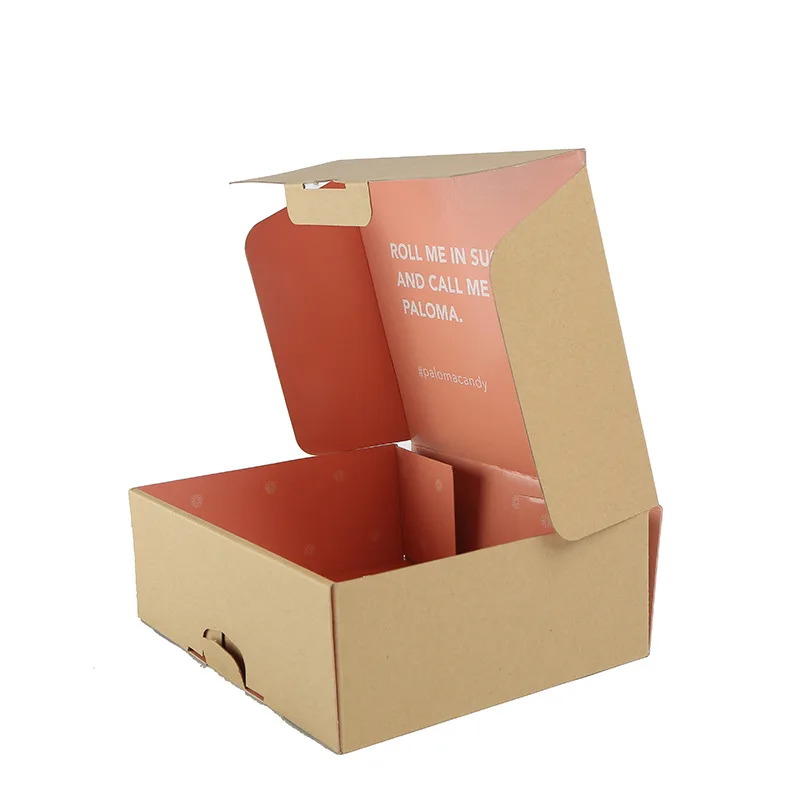 Wholesale storage box custom logo box Craft paper express shipping box extra hard packaging corrugated paper factory