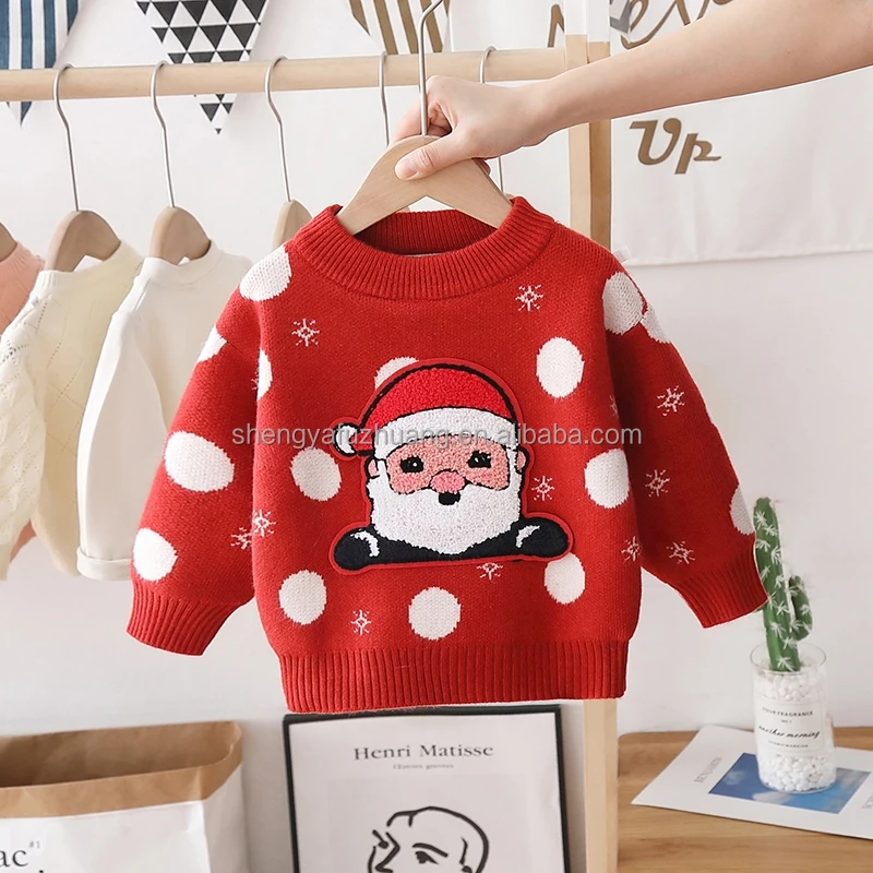 Wholesale Good Quality Children's Sweaters New Design Kids Sweater Clothes Fashion Long Sleeve Cartoon Knit Sweaters