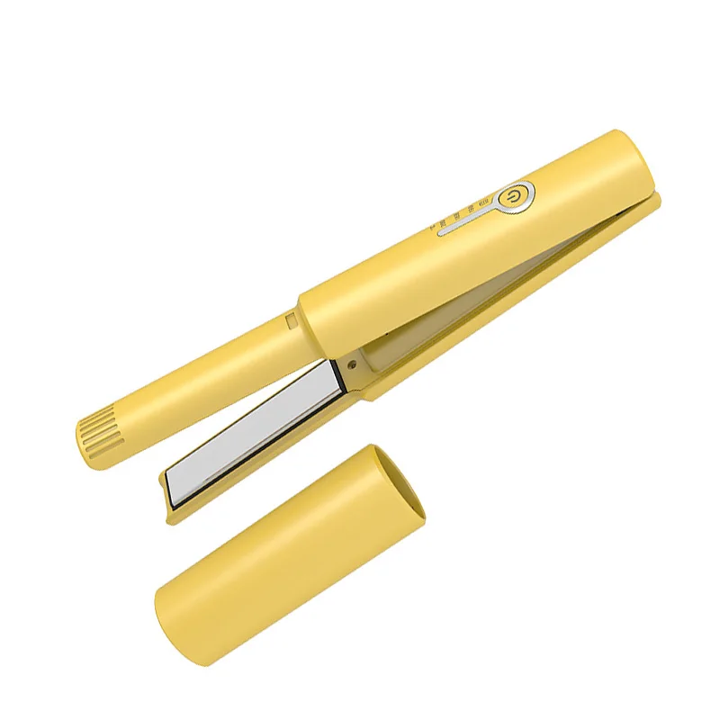 2024 New Arrival Custom Colors Portable USB Rechargeable Cordless Wireless Stylish Hair Iron Wireless Hair Straightener