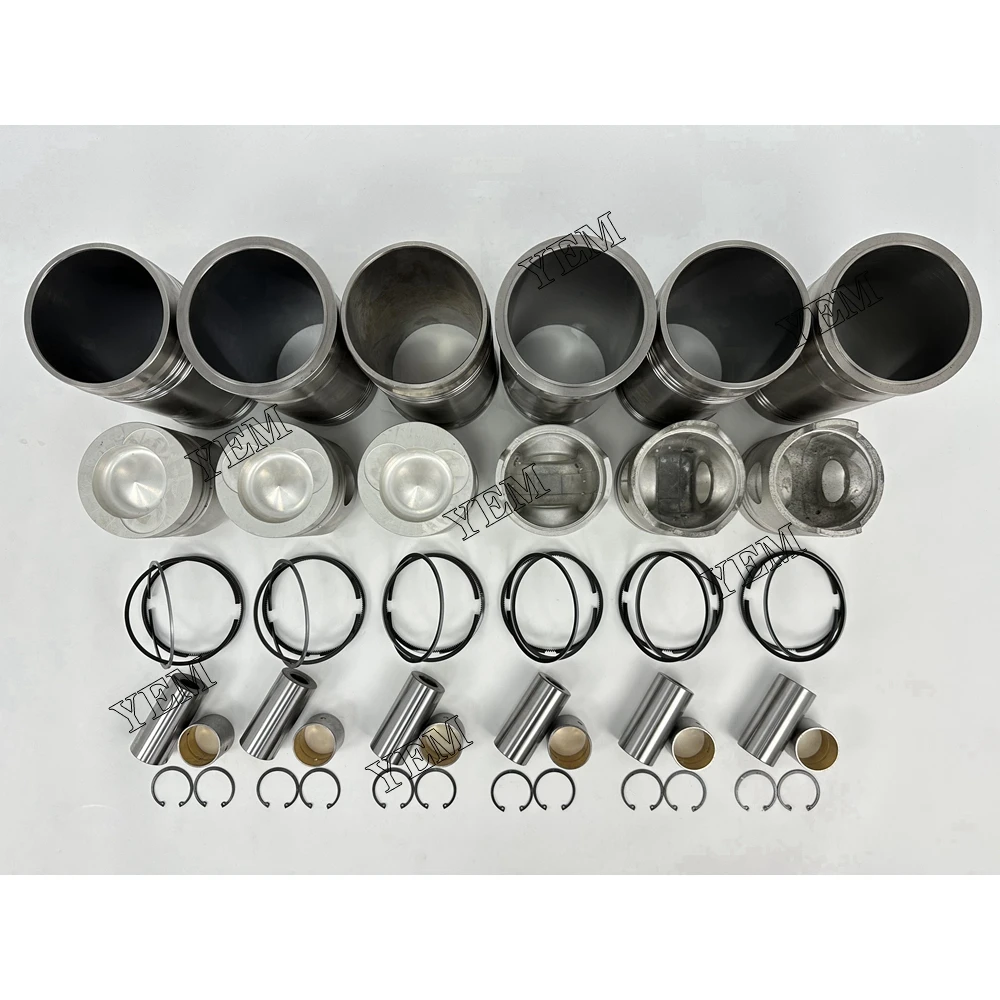 For Mitsubishi 6D22 Cylinder Liner Kit Machinery Engine Spare Parts 2