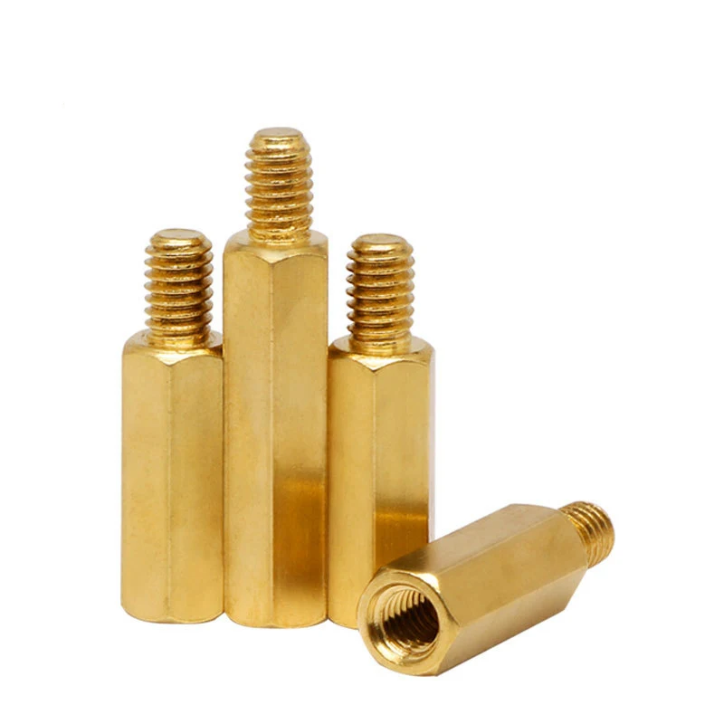M3 M4 M5 M6 Male Female Threaded PCB Hex Standoff Spacer Male Female Threaded Brass Standoff Bolt