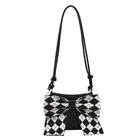 Handbags Fashion Bags Hand Bag Cross Bags Cheap Leather Satchel Checkered Bow Evening Handbags