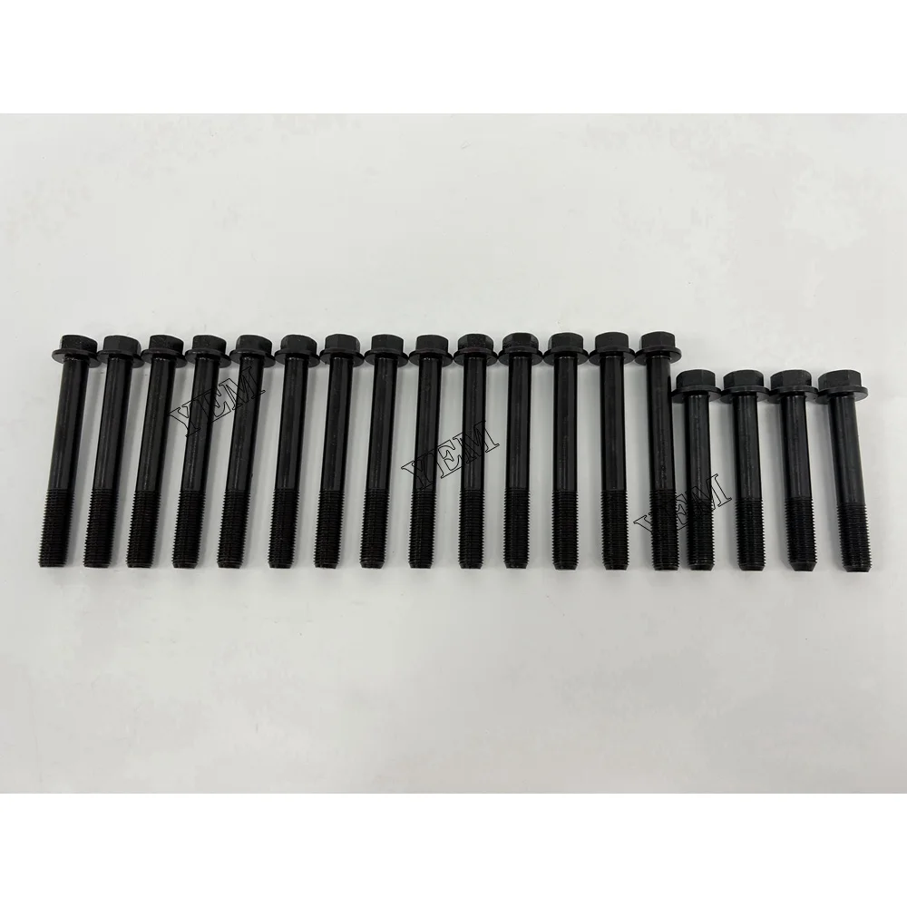 For Shibaura N844 Cylinder Head Screw 111136480 111136500 Engine Parts