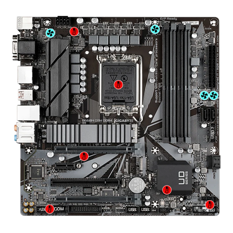 GIGABYTE B660M D3H DDR4 LGA1700 + その他 B660M D3H DDR4 (rev. 1.0) 主な特徴 | マザーボード - GIGABYTE