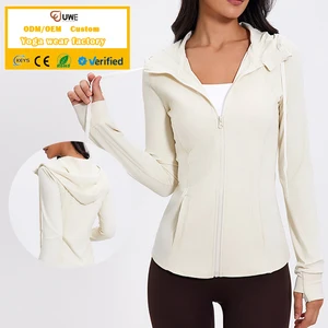 Best Selling Running Fitness Wear Yoga Women Long Sleeve Seamless Workout Gym Top Female Training Jackets