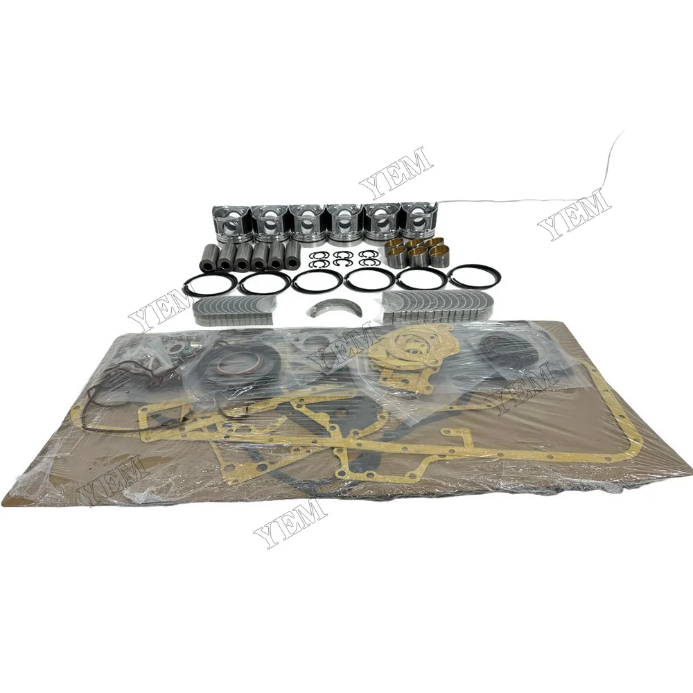 For Hino W06D Overhaul Kit With Piston Rings Full Gasket Set Bearings Engine Parts 3