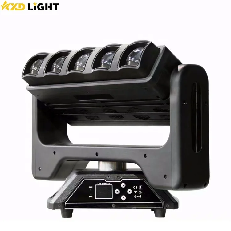 LED 5 Pixel Control Moving Head Beam Light Gemini Twin Magic Effect Infinite Rotation Zoom Stage Strobe Bar Light