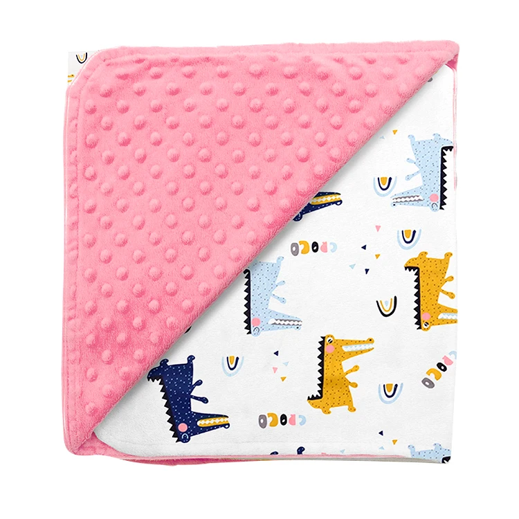 Wholesale Animal Security Luxury Flannel Minky Blanket For Babi Buy