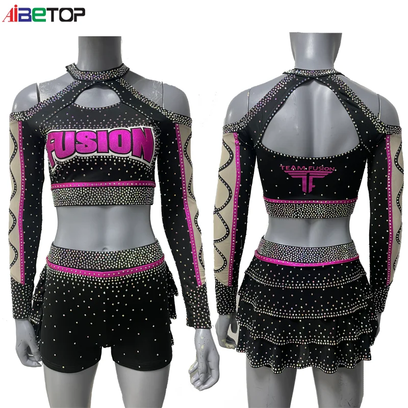 Top Sales Custom Cheer Competition Uniforms for Youth Girls