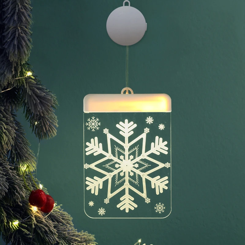 product led christmas room layout 3d lighting ins small colored lights 3d decoration lights with paste for indoor outdoor window-6