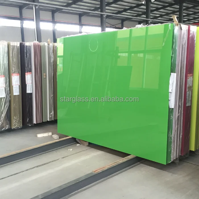 product 3mm 4mm 5mm white colors back painted glass lacquered float glass panels use for wall furniture-4