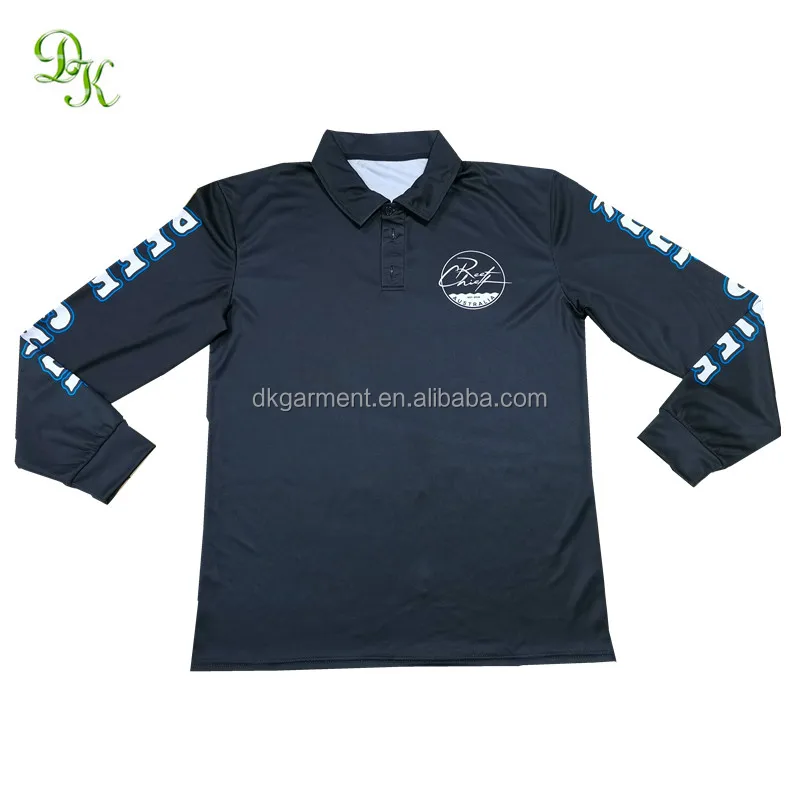 Custom Long Sleeves Uv Button Up Fishing Shirt Quick Dry Australia