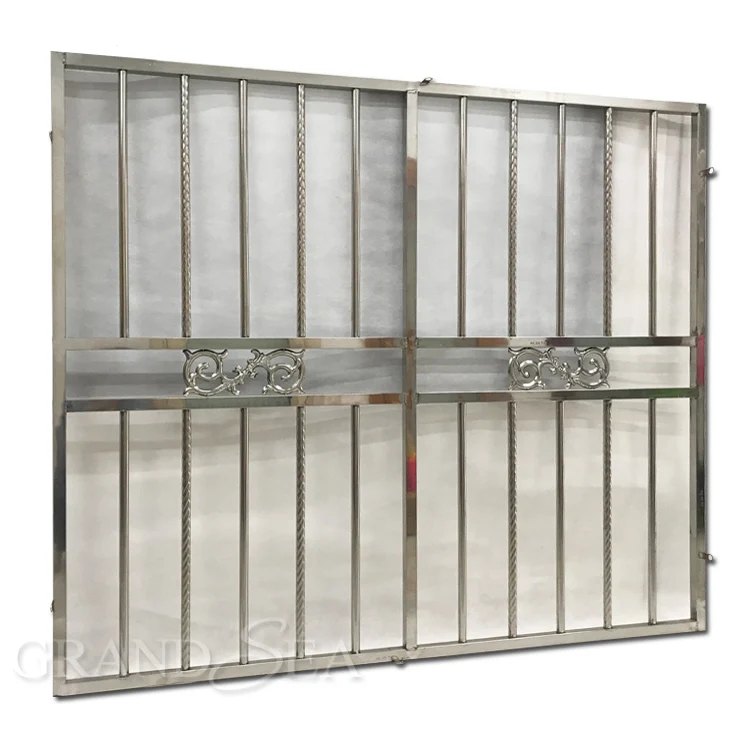Fancy Simple Rust Proof 304 Stainless Steel Window Grill Design Price