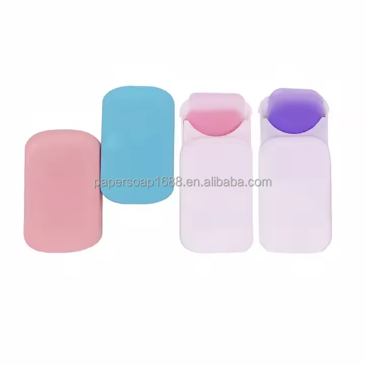 Customized Portable Hand Soap on the Go Disposable Outdoor Factory's Paper Sheets Conveniently Packaged Travel Size Convenience