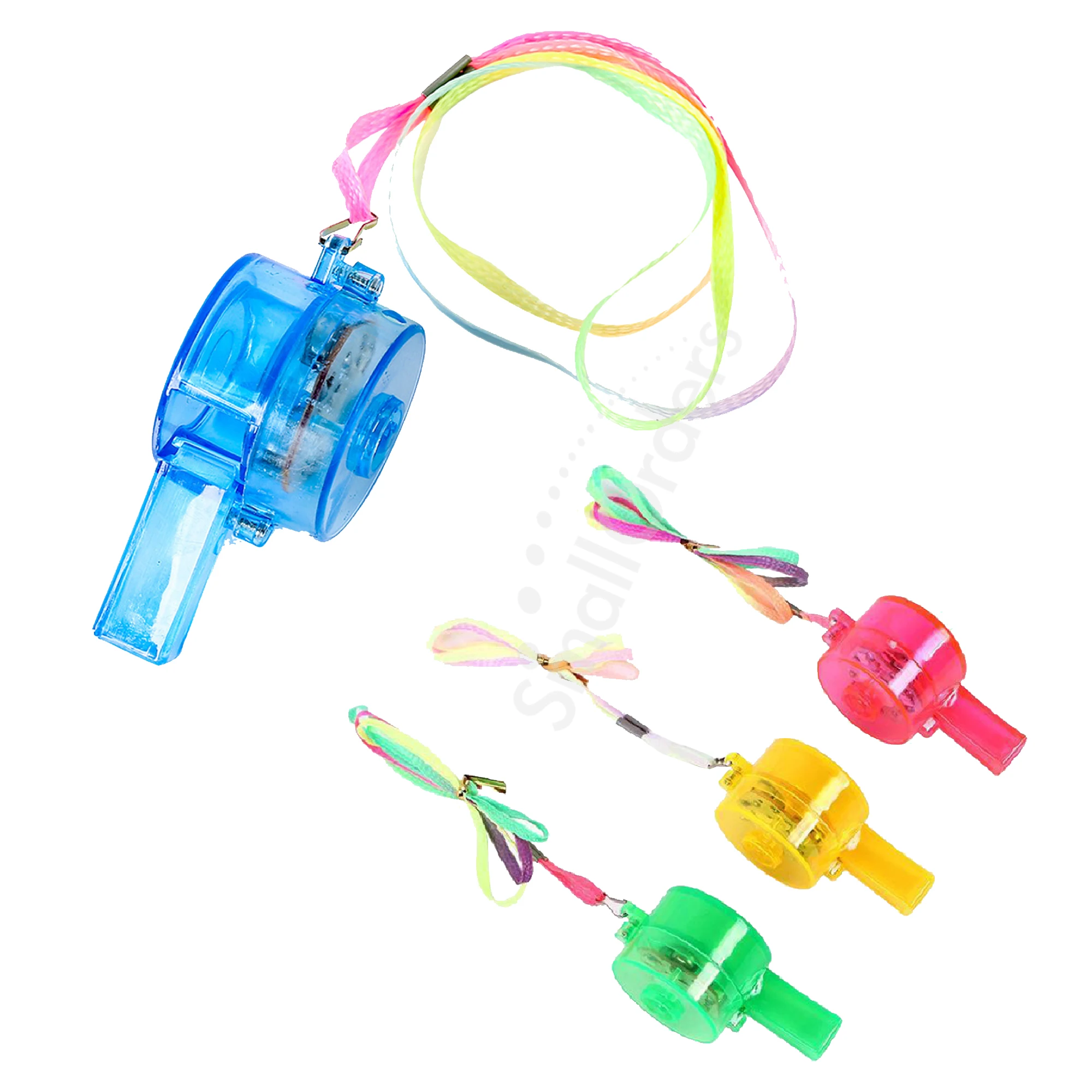 Led flashing toy gift whistle