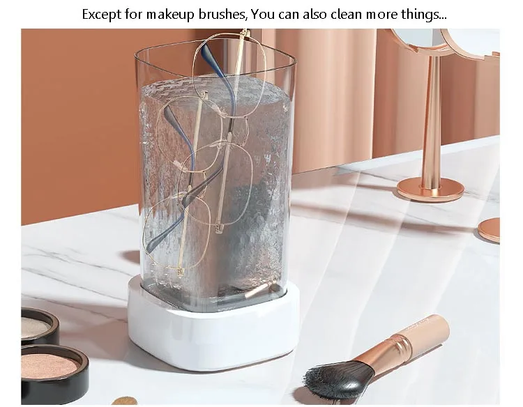 Multifunctional Battery Operated Ultrasonic Cleaner Glasses Toothbrush