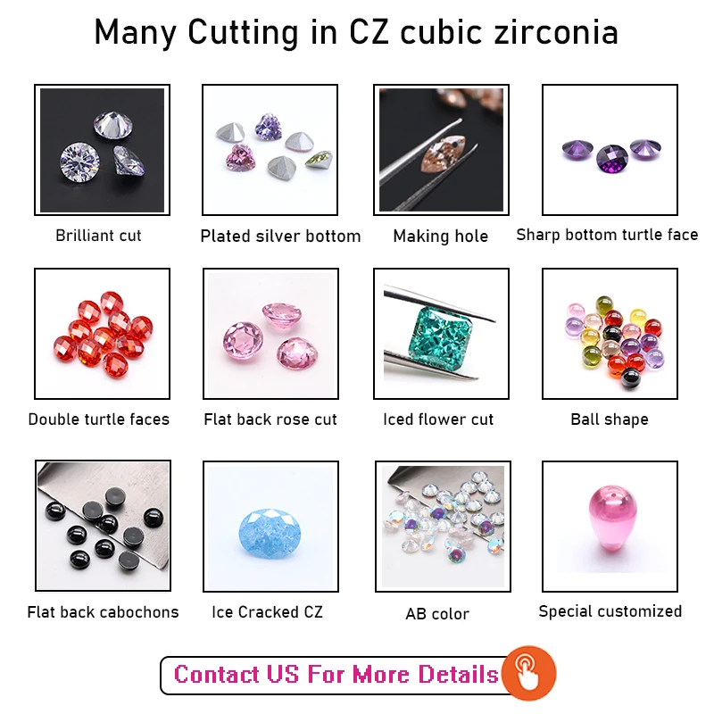 Machine Cut Artificial Zircon Stone Kite Shape 2*4 mm to 5*10mm Cz Loose Gems Stones White Color Cubic Zirconia for Fine Jewelry