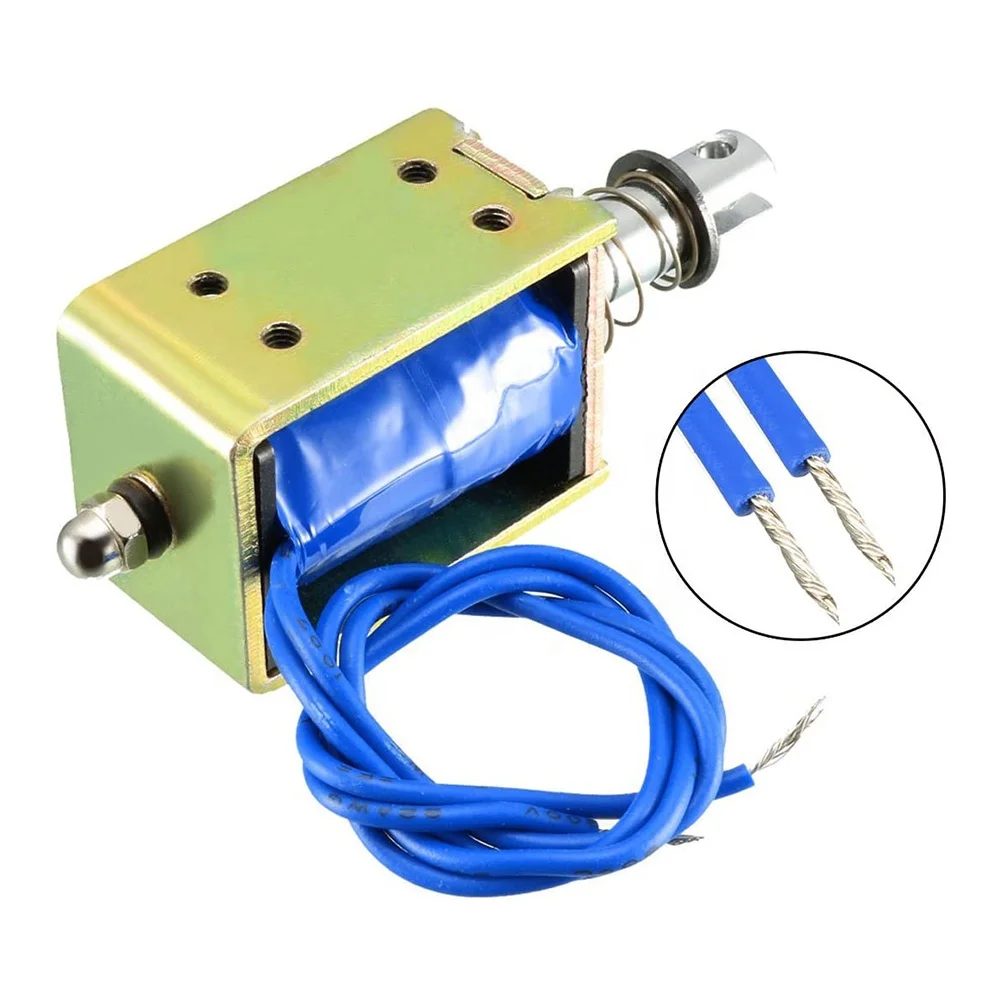 DC Elektromagneet Solenoïde 10mm 40N DC 24V 1.5A | bol