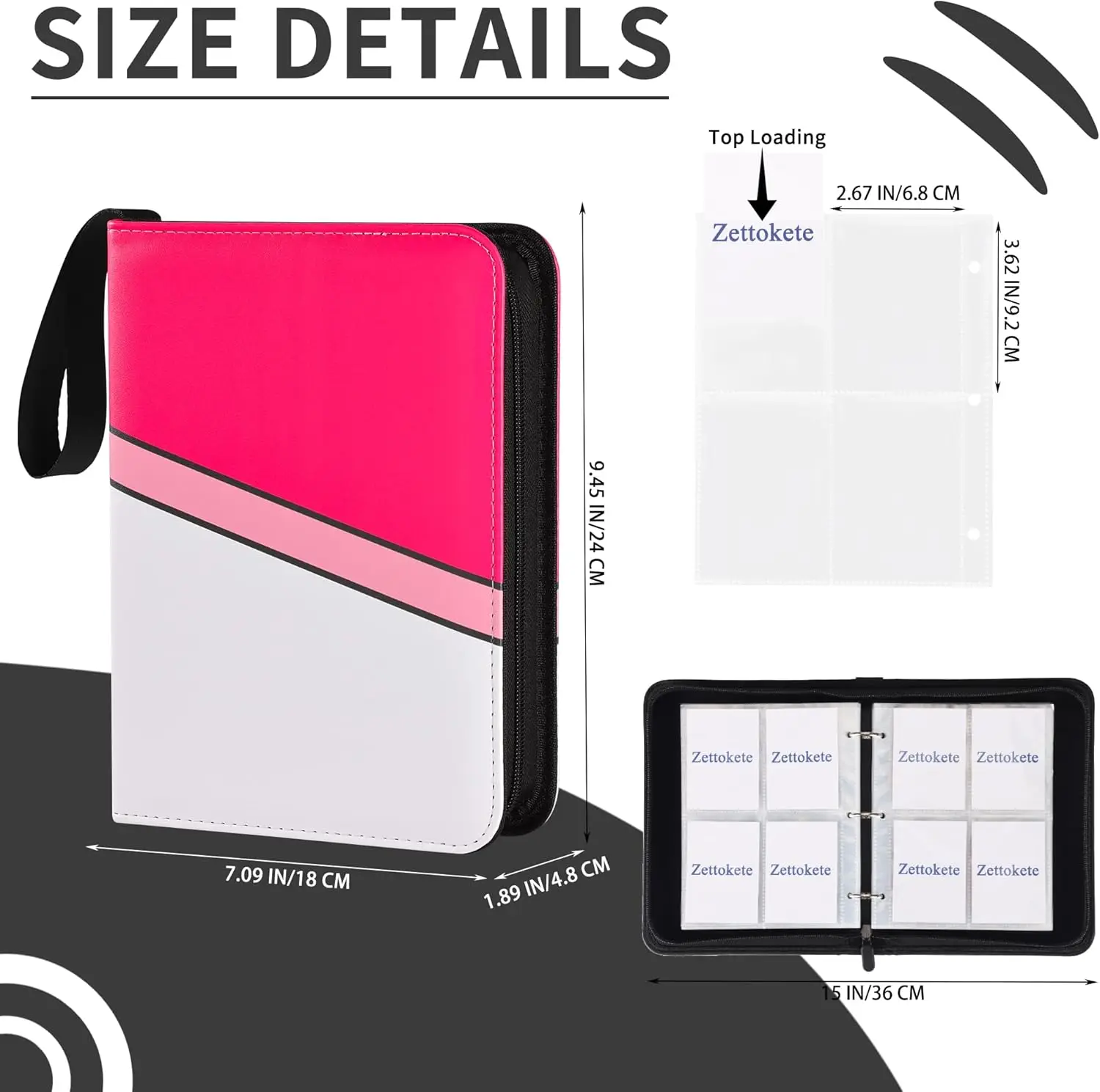pink 4 card binder Dragon Ball Super Card Game Fusion World Official main image 1