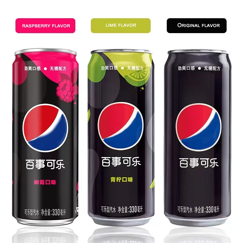 330ml Raspberry Flavor Zero Sugar Carbonated Drinks Exotic Asian Fruit ...