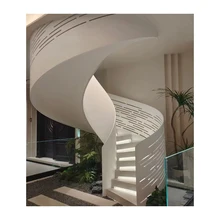 Modern Design Interior Spiral Stairs Kit High Quality Steel and Metal for Hotels Large Lobby Indoor Use Outdoor Usage