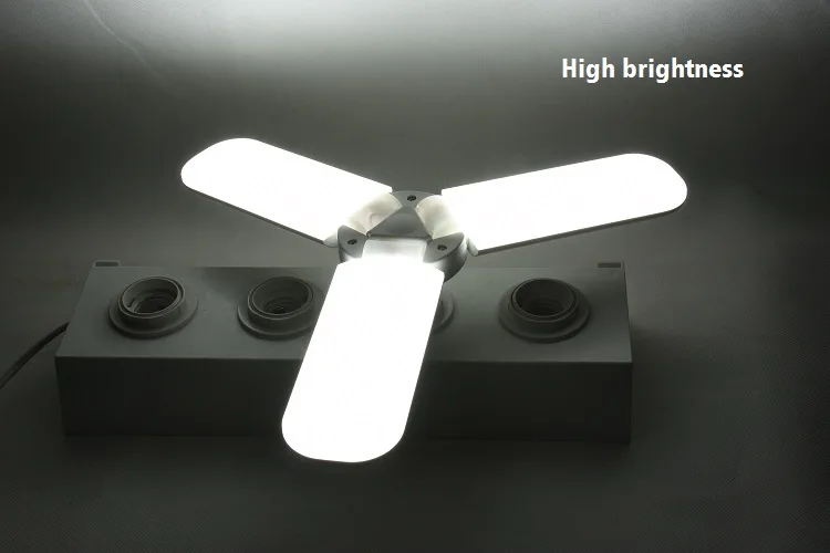 Энергосберегающая люстра E27 B22 потолочная лампа из фольги складной регулируемый угол с 3 лезвиями вентилятора 45