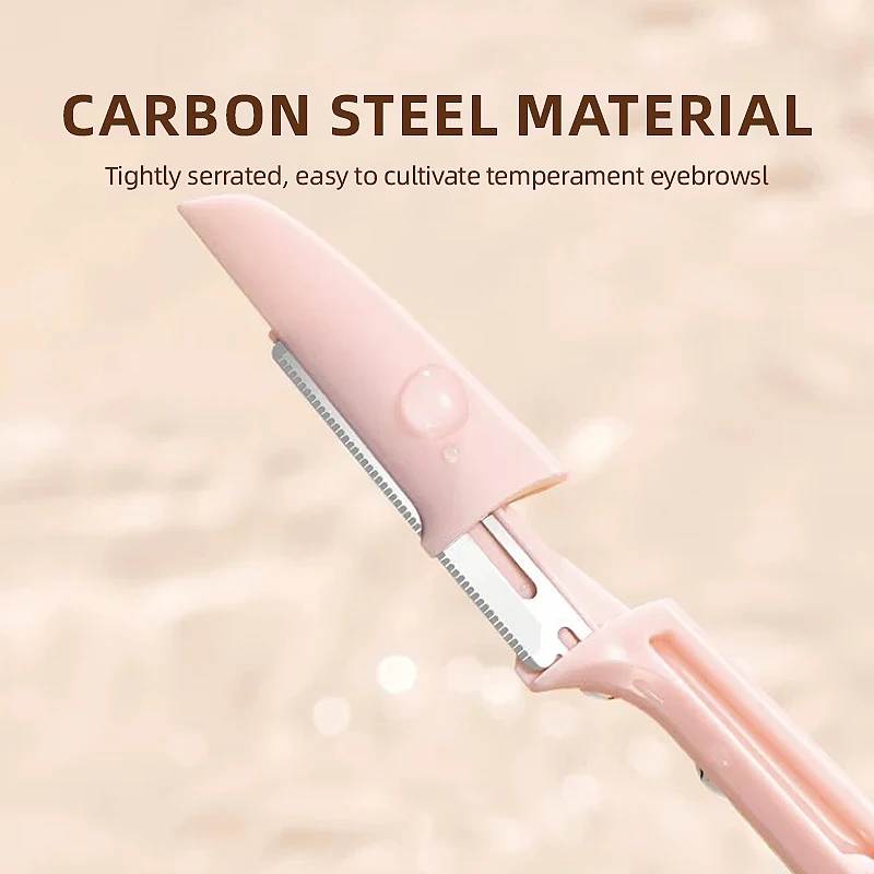 In Stock Eyebrow Trimmer razor Dermaplaning Tool Makeup Tools 3Pcs Cutsotmized Package Foldable Macro Blade Mix Facial razor Heeff6800dfe1467db455f829e2cbc896E