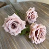 3-Head Diamond Rose New Brown