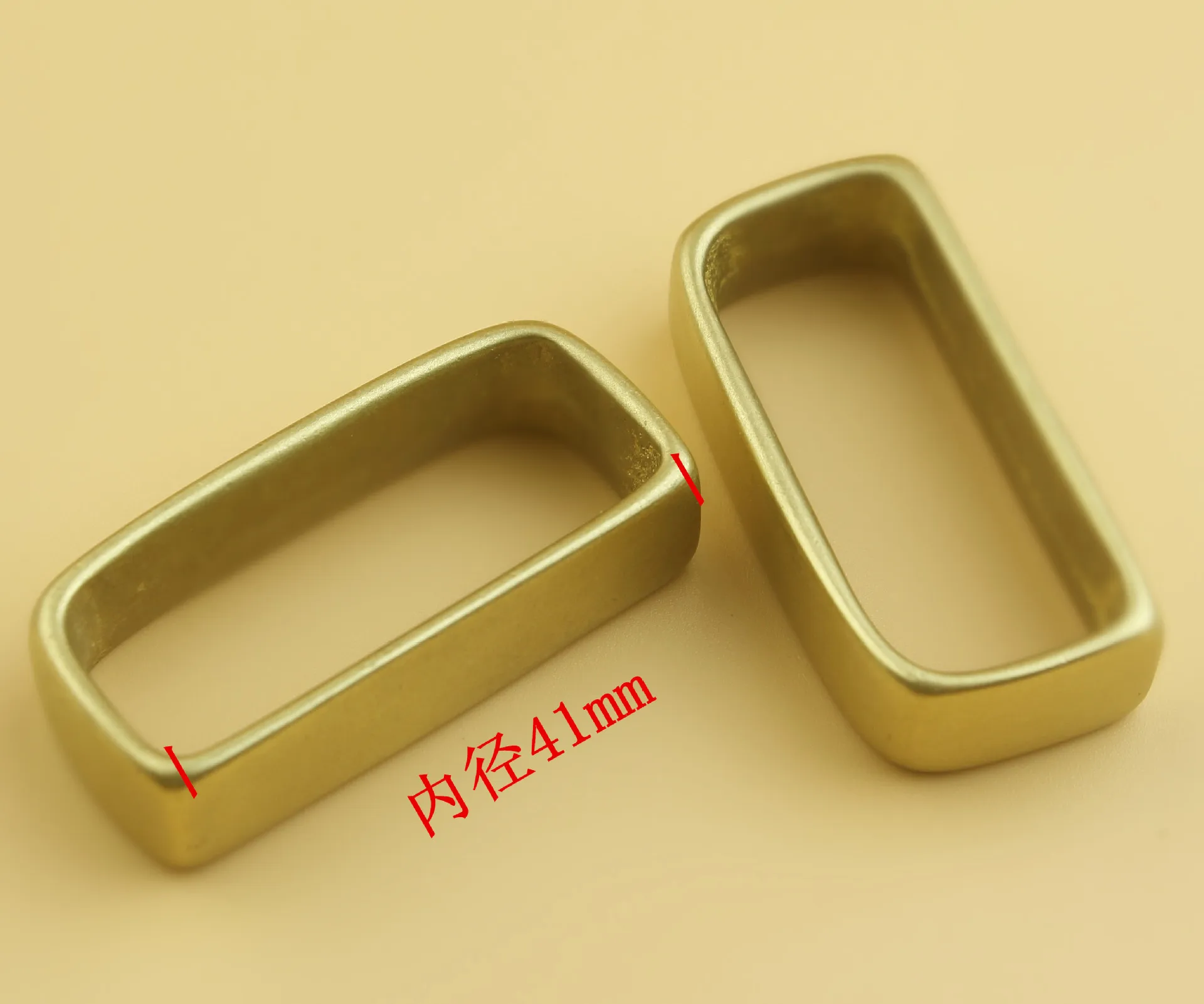 30mm,35mm 40mm 41mm Inner Width Solid Brass Belt Buckle Brushed Loop