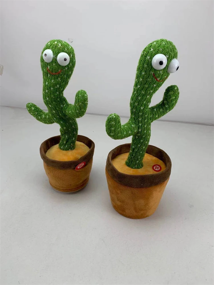 Talking Singing Dancing Cactus Recording Plush Toy