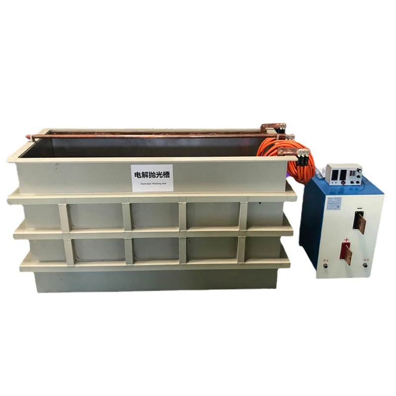 Полипропиленовый электролитический Полировочный антикоррозийный бак для гальванического покрытия электрополировальный станок из нержавеющей стали хромирования