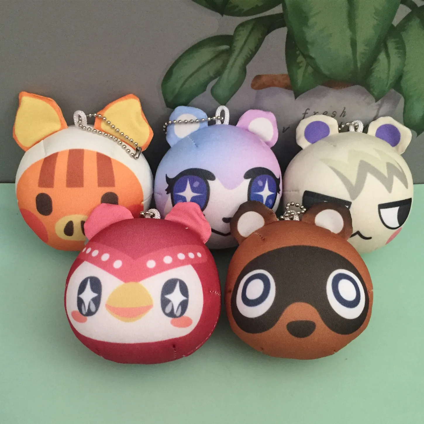 Custom Made Omanjuu with Ears Manjuu Fillings Inside Anime Plush Keychain Pendant