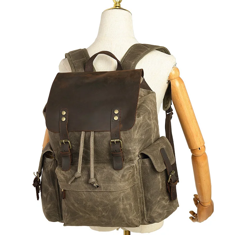 rustic backpack