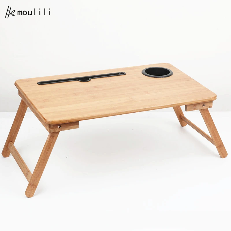 
 Экологичный Бамбуковый стол для ноутбука, модный дизайн, заводской Пользовательский логотип, детский стол для учебы/столик для ноутбука  