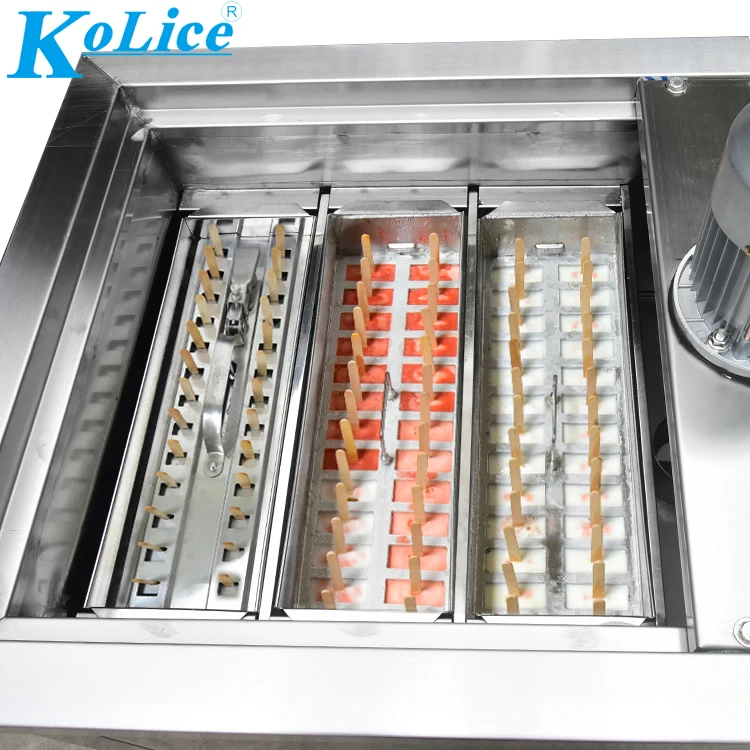 Kolice Commercial Ice Popsicle Machine, Ice Bars, Ice Pops Maker, Ice Lolly  Machine, Ice Lollipop Making Machine -Single mold set, 30 pcs/mold