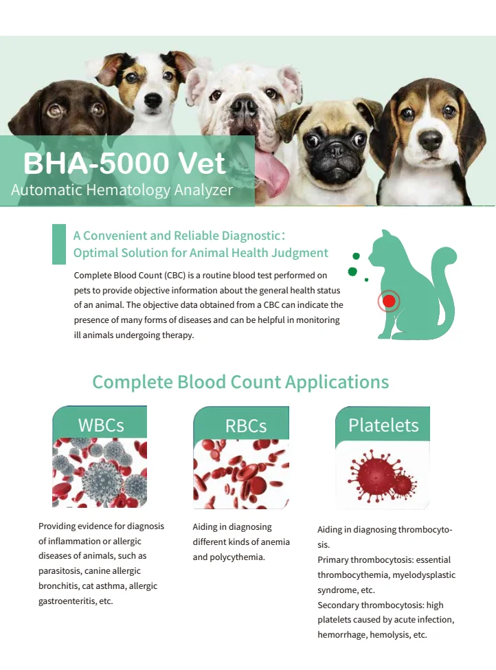 Getein Bha-5000 Vet Fully Auto 5-part-diff Hematology Analyzer Machine ...