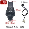 N.º1 conector roscado de 13 mm
