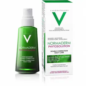 Premium Vichys Anti Acne Moisturizing Serum Normaderm Phytosolu Oil Control Anti Pores Blackheads and Marks With Acid Serum 50ml