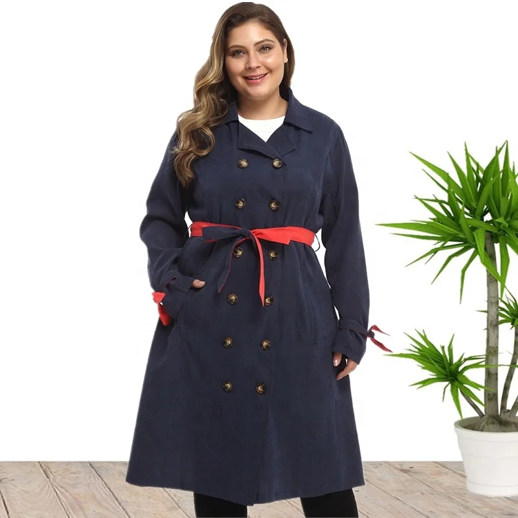 plus size floral raincoat