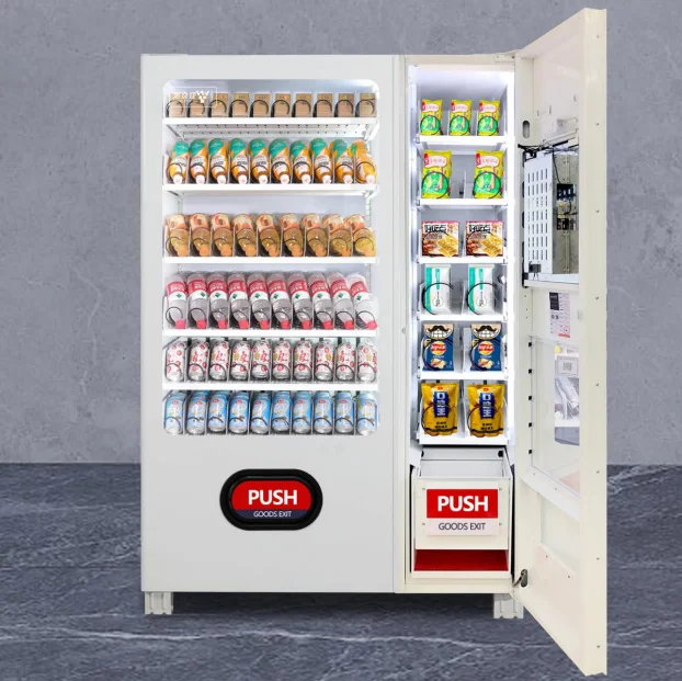 Auto Snack Flaskede Øl Kulde Drikke Vand Automat Fabrik Drikkepengeacceptor Til Automat