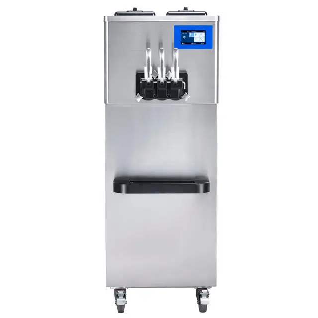 Freezing Cold Plate Ice Cream Machine Single Round Pan Thailand Fry Roll Ice Cream Machine Fried Yogurt Ice Cream Roll Machine