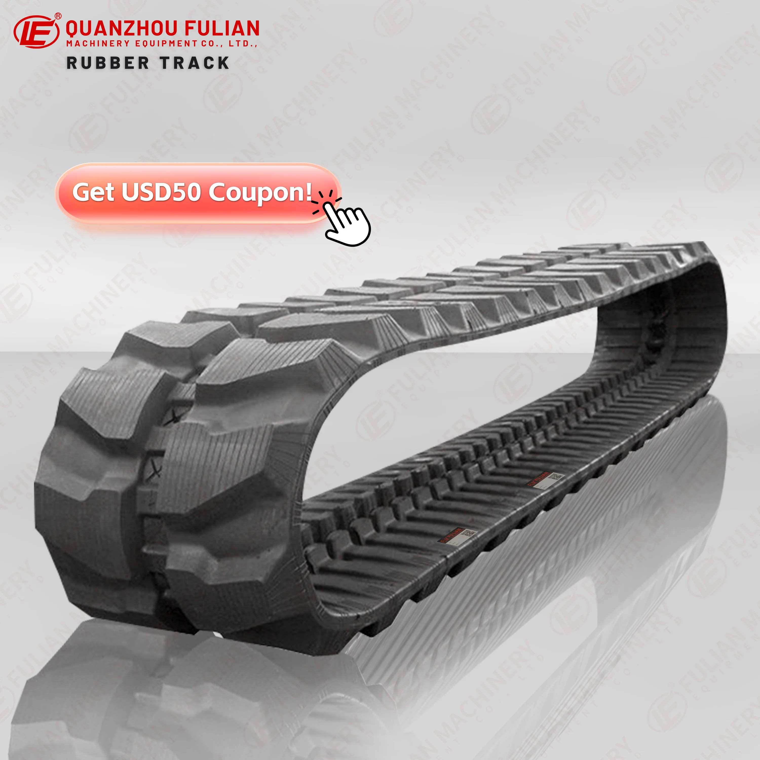 Factory Price Supplier Different Models of Rubber Crawler Chassis 180X72 for Hitachi IHI Kobelco Kubota Komatsu