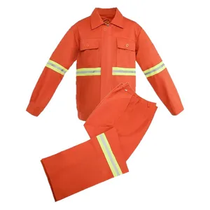Cleaning Greening Environmental Sanitation Work Suit Set Reflective Strip Labor Protection Made Polyester for Workshop Use