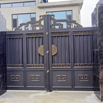 Sliding cantilever exterior driveway sliding gate automation stainless steel indian automatic sliding iron main gate design